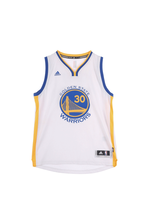 아디다스 x NBA (Man - L) 폴리 로고 골든스테이트 워리어스 30 스테판 커리 농구 유니폼 민소매 티셔츠