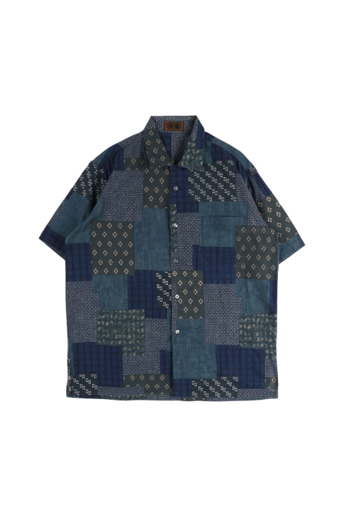 JAPAN (Man - L) 원 포켓 패턴 반팔 셔츠