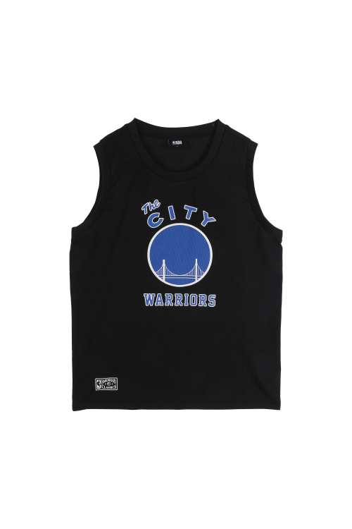 NBA (Man - L) 폴리 로고 골든스테이트 워리어스 크루넥 민소매 티셔츠