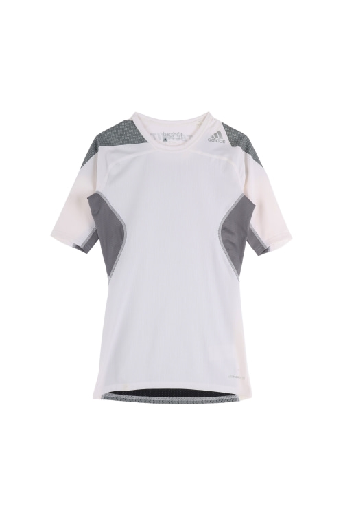 아디다스 (Man - L) 폴리 로고 클라이마쿨 테크핏 컴프레션 크루넥 반팔 티셔츠