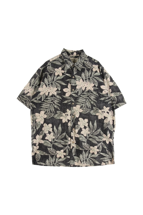 USA (Man - L) 코튼 원 포켓 하와이안 패턴 반팔 셔츠