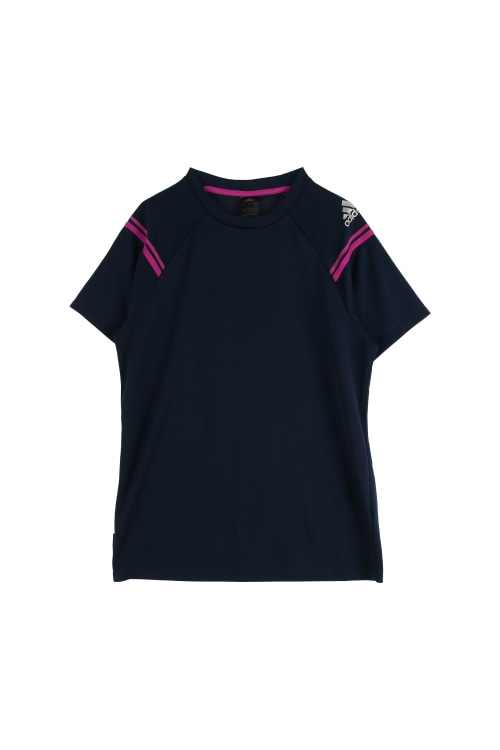 아디다스 (Woman - L) 폴리 로고 클라이마라이트 크루넥 반팔 티셔츠