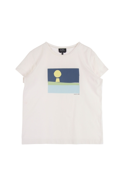 아페쎄 (Woman - M) 로고 프린팅 크루넥 반팔 티셔츠