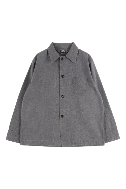 BLACK SIGN (Man - M) 코튼 원 포켓 긴팔 셔츠 자켓