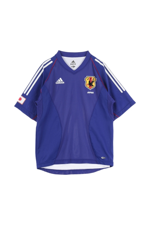 아디다스 (Man - S) 폴리 3S 로고 클라이마쿨 JFA 축구 유니폼 반팔 티셔츠