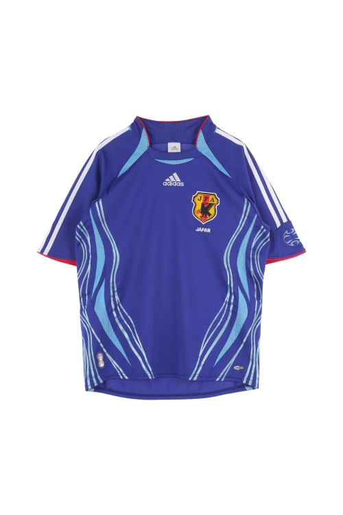 아디다스 (Man - S) 폴리 3S 자수 로고 클라이마쿨 JFA 축구 유니폼 반팔 티셔츠