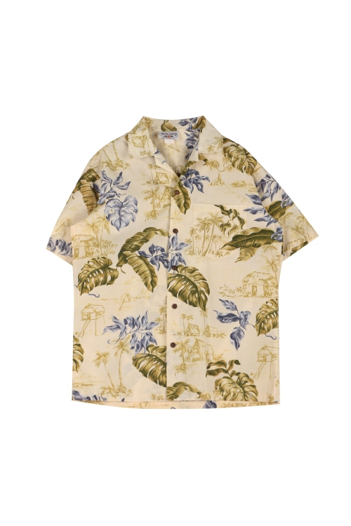 퍼시픽레전드 포켓 하와이안 반팔 셔츠 (Man - L)