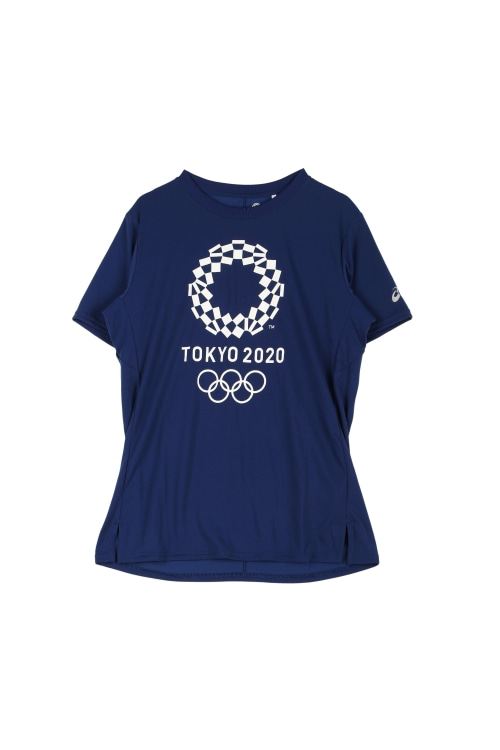 아식스 (Man - M) [미사용품] 폴리 로고 2020 도쿄 올림픽 크루넥 반팔 티셔츠