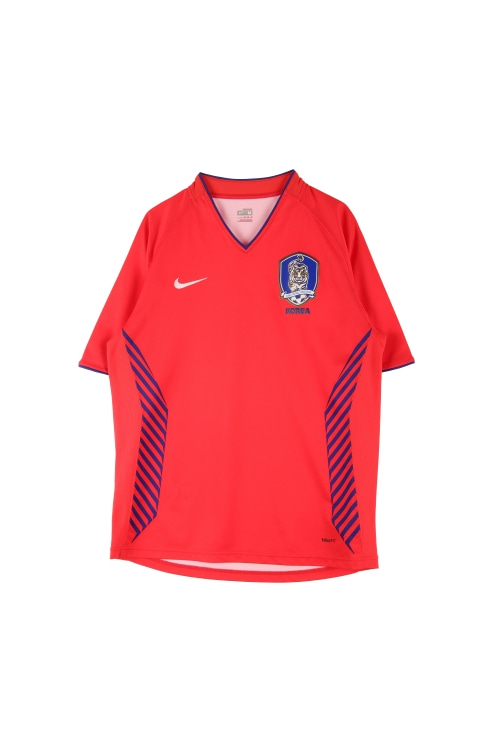 나이키 (Man - M) 폴리 스우시 코리아 브이넥 축구 유니폼 반팔 티셔츠