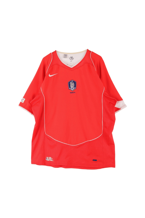 나이키 (Man - XL) 폴리 스우시 코리아 박지성 브이넥 축구 유니폼 반팔 티셔츠