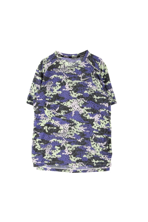 나이키 폴리 코튼 스우시 드라이핏 패턴 크루넥 반팔 티셔츠 (Man - L)