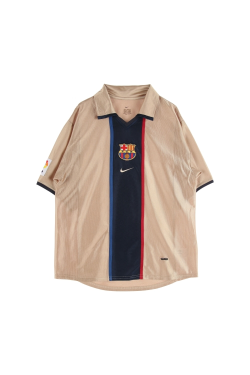 나이키 (Man - M) 폴리 스우시 드라이핏 FC 바르셀로나 01/03 배색 카라 반팔 유니폼 티셔츠