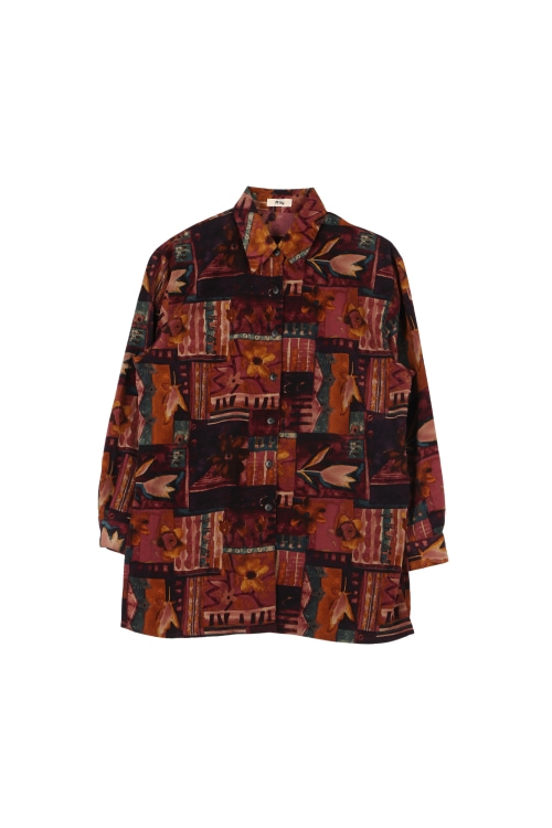 JAPAN (Man - M) 폴리 빈티지 패턴 셔츠