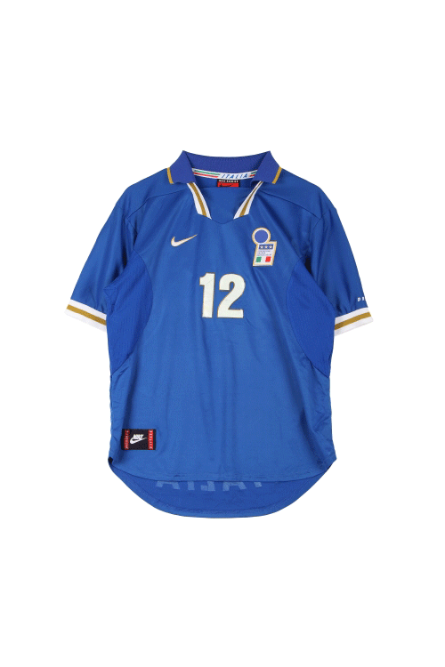 나이키 (Man - L) 폴리 스우시 드라이핏 이탈리아 국가대표 카라 반팔 티셔츠