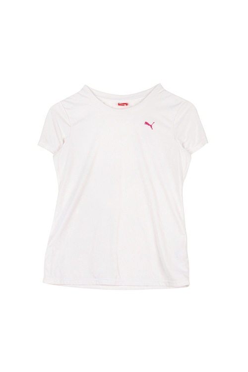 퓨마 (Woman - M) 폴리 로고 크루넥 반팔 티셔츠